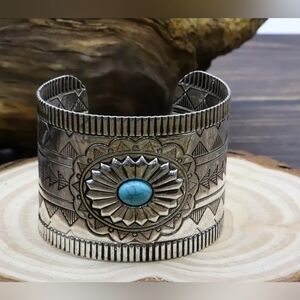 NEW! Silver and Turquoise Cuff Bracelet NWT!